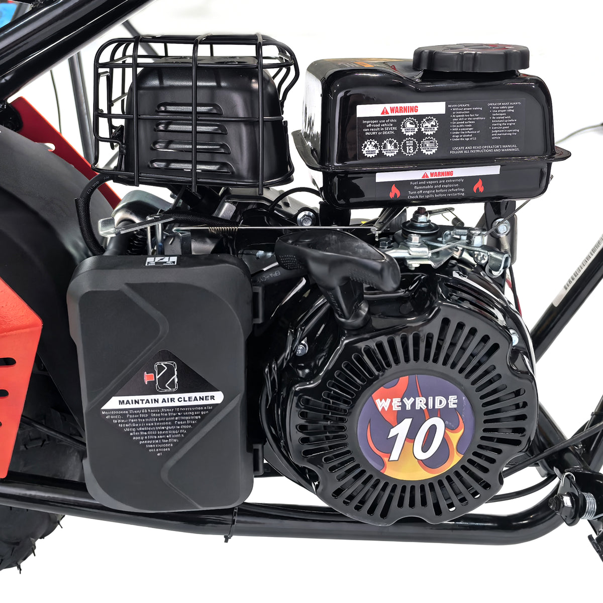 98cc 4-Stroke Pure Gas All-Terrain Mini Bike for Teens & Adults