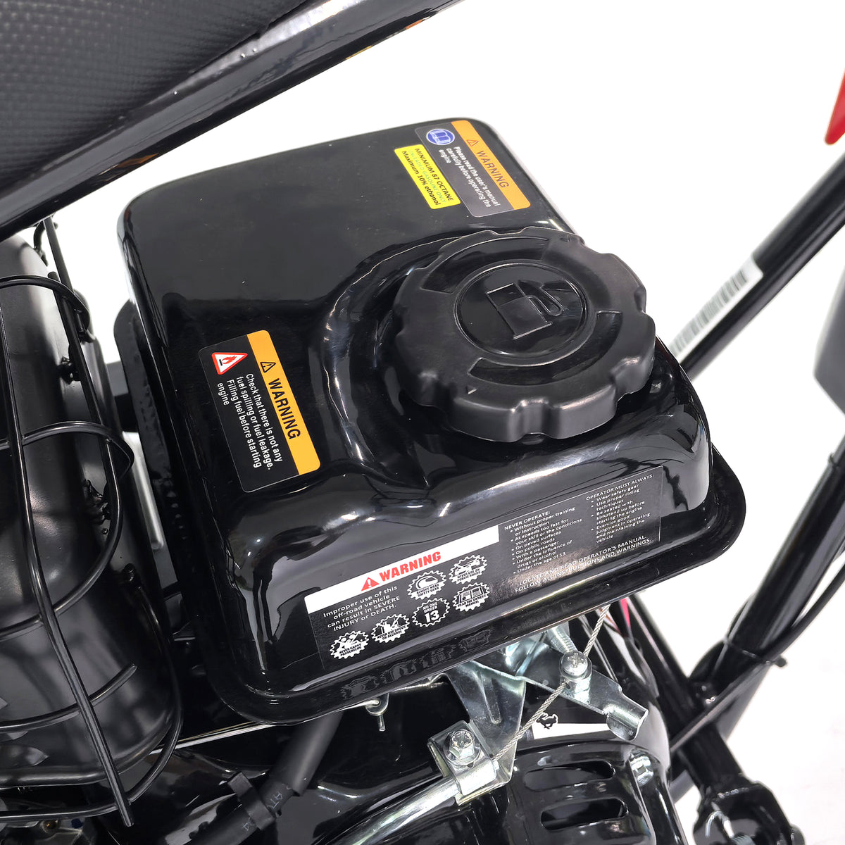 98cc 4-Stroke Pure Gas All-Terrain Mini Bike for Teens & Adults