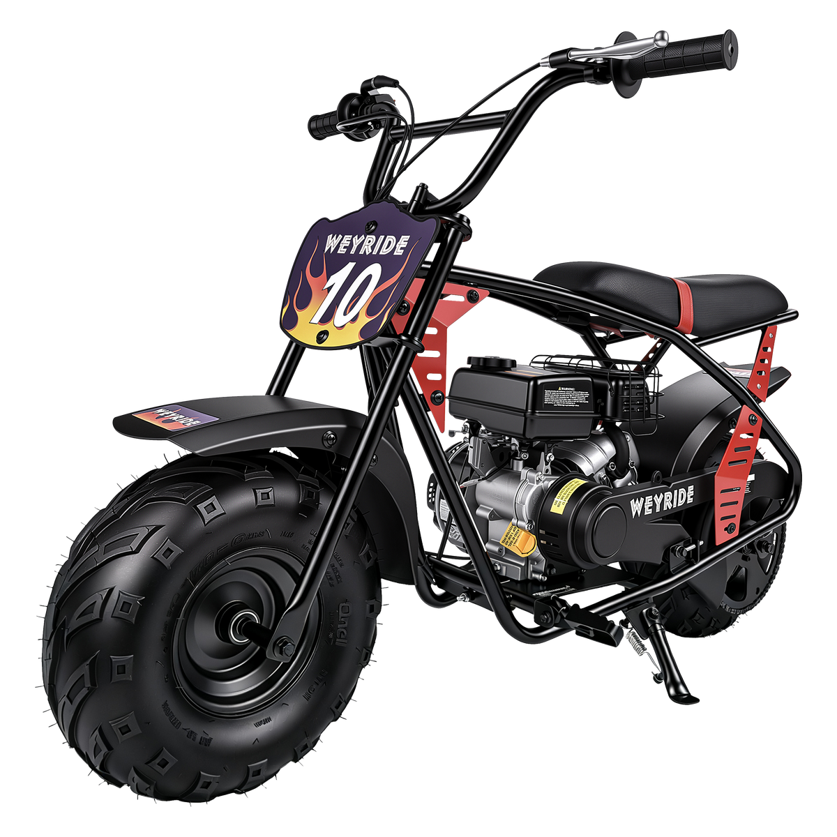 98cc 4-Stroke Pure Gas All-Terrain Mini Bike for Teens & Adults
