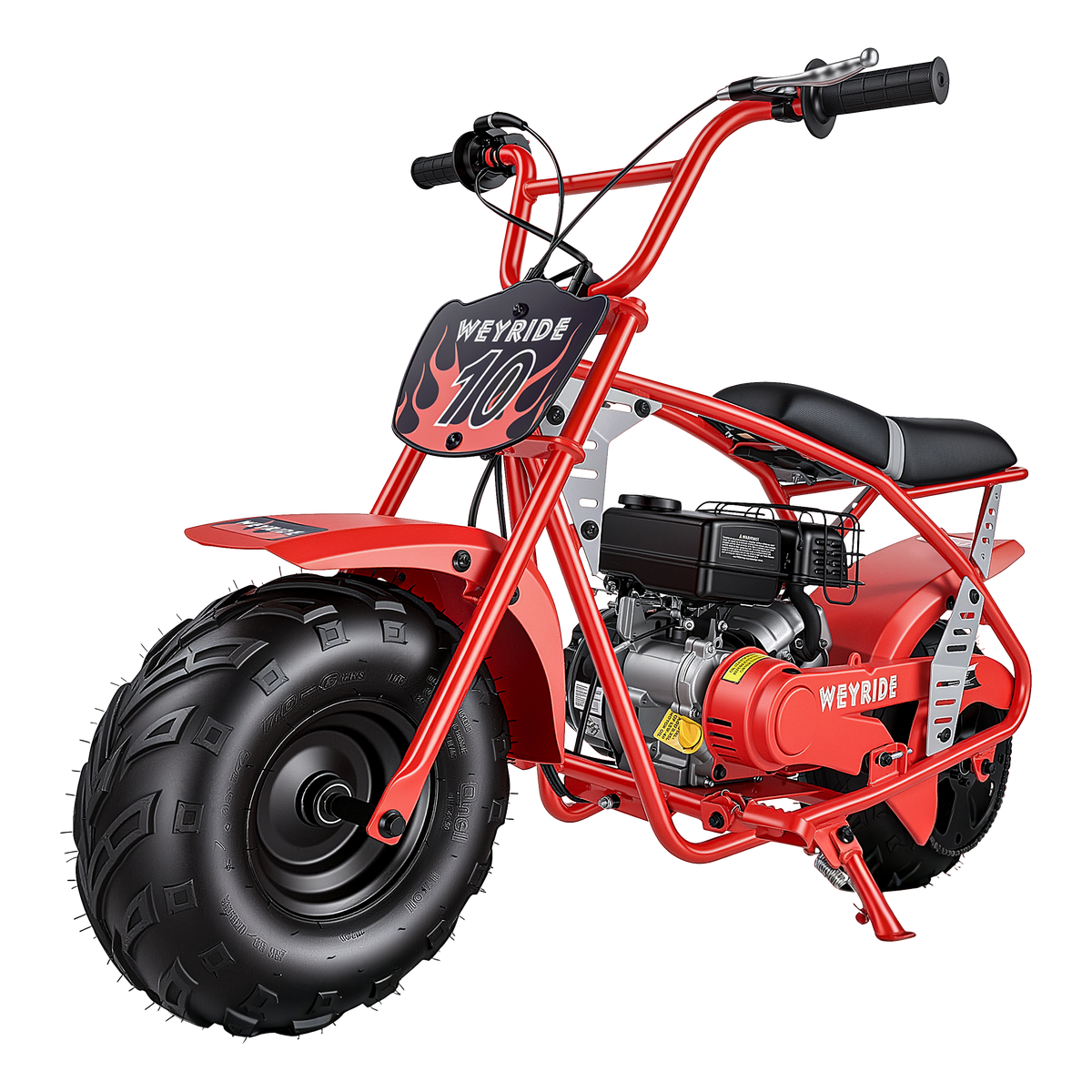98cc 4-Stroke Pure Gas All-Terrain Mini Bike for Teens & Adults