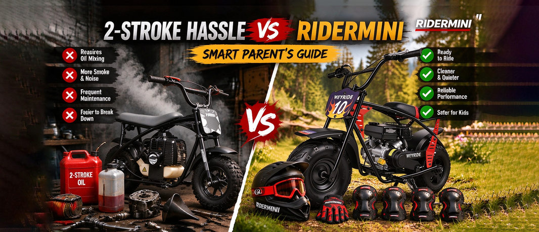 2-Stroke vs 4-Stroke Mini Bike: What It Really Costs Over 3 Years