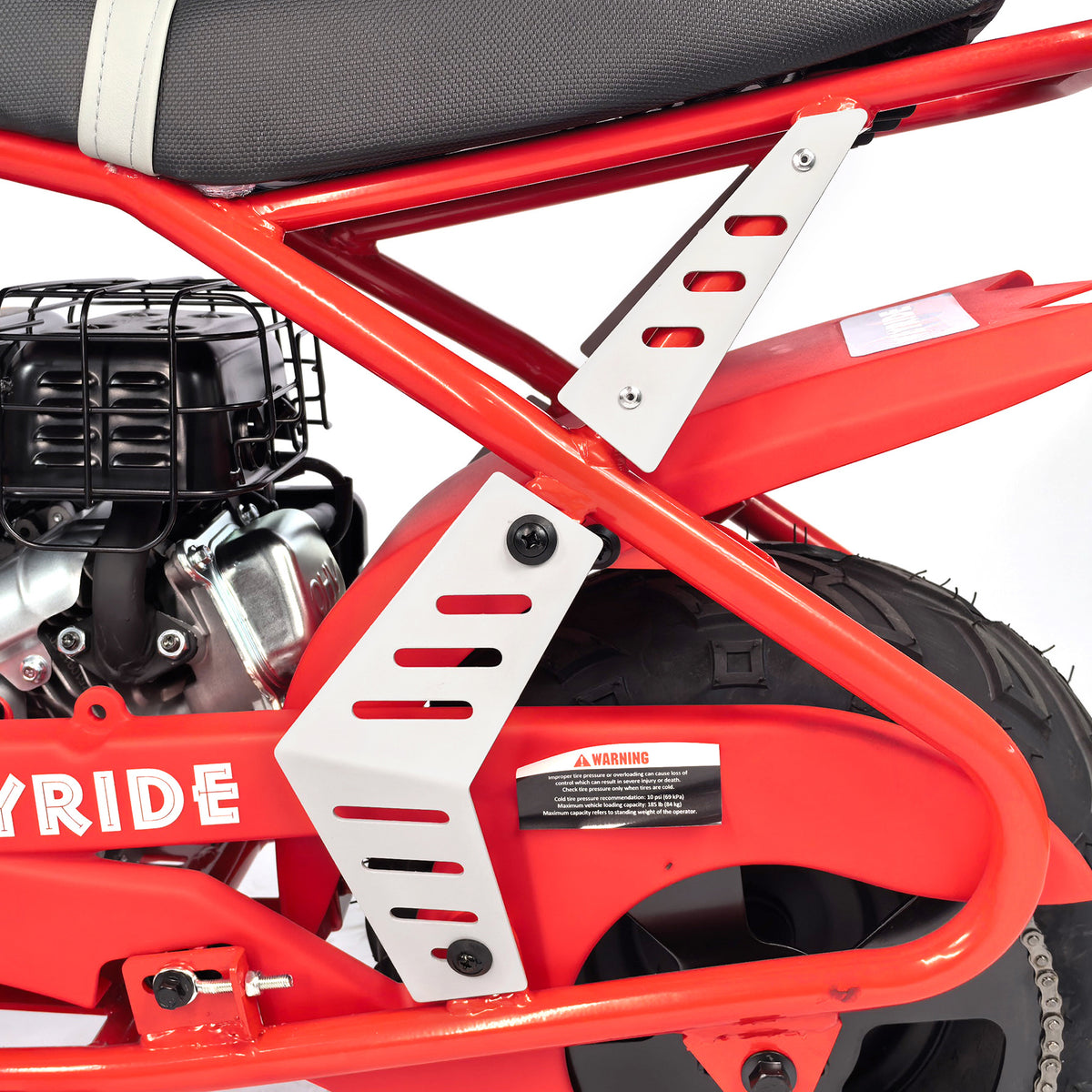 98cc 4-Stroke Pure Gas All-Terrain Mini Bike for Teens & Adults