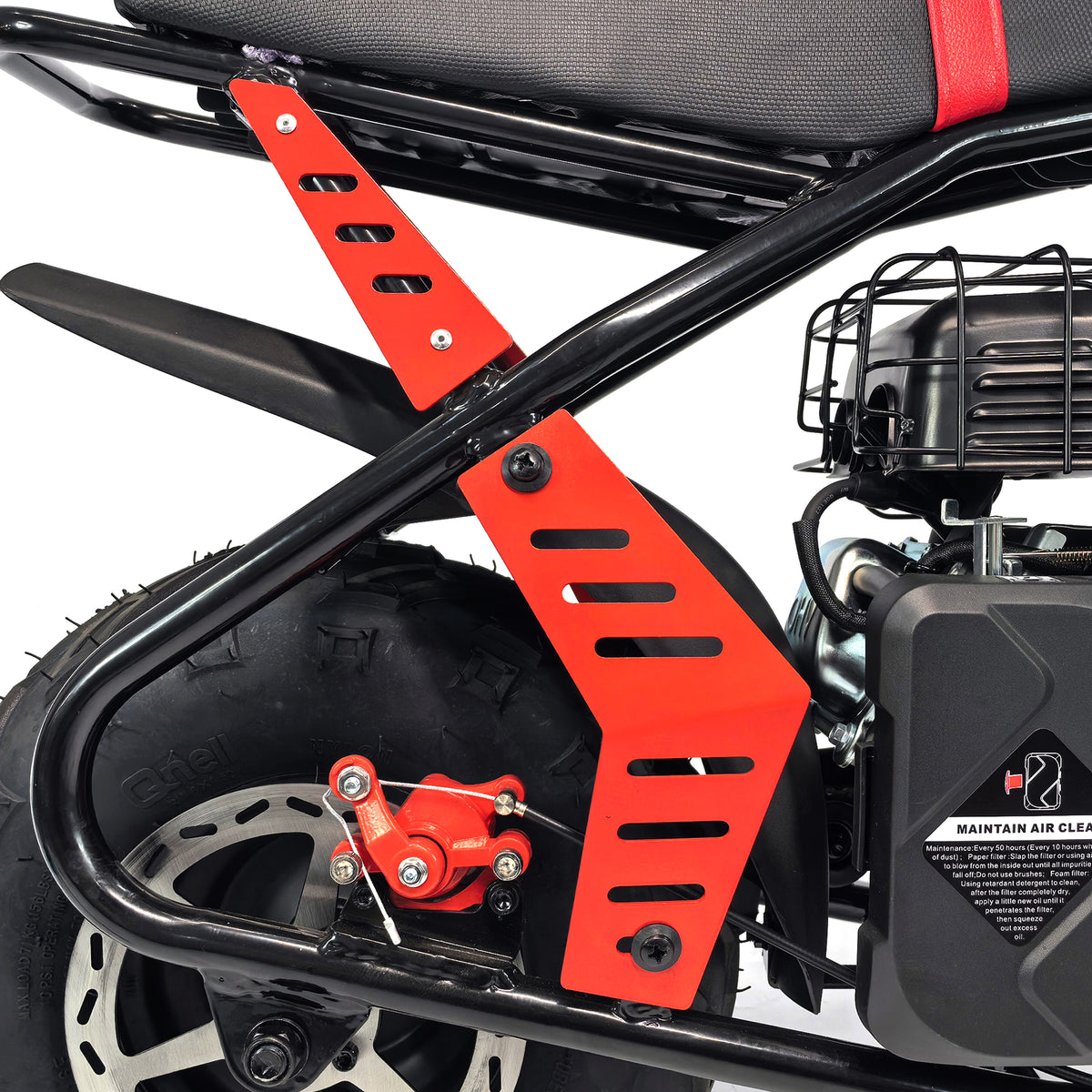 98cc 4-Stroke Pure Gas All-Terrain Mini Bike for Teens & Adults
