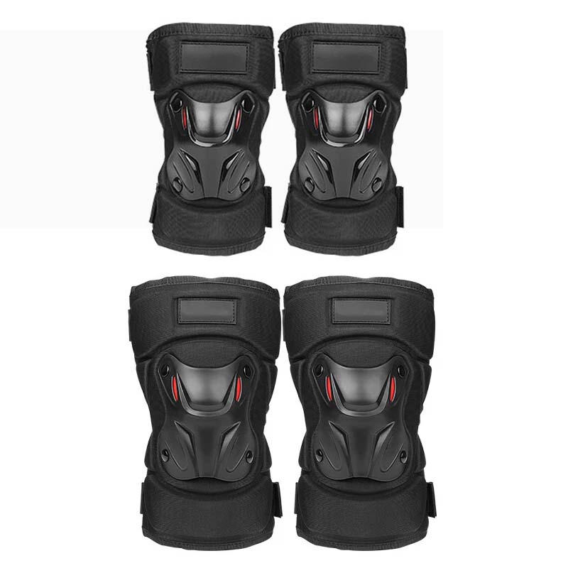 Motorcycle Knee Elbow Pads Dirt Bike BMX Motocross Guards Protective Gear Adult